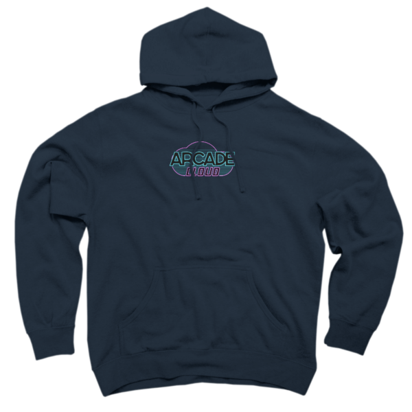 neon clouds hoodie